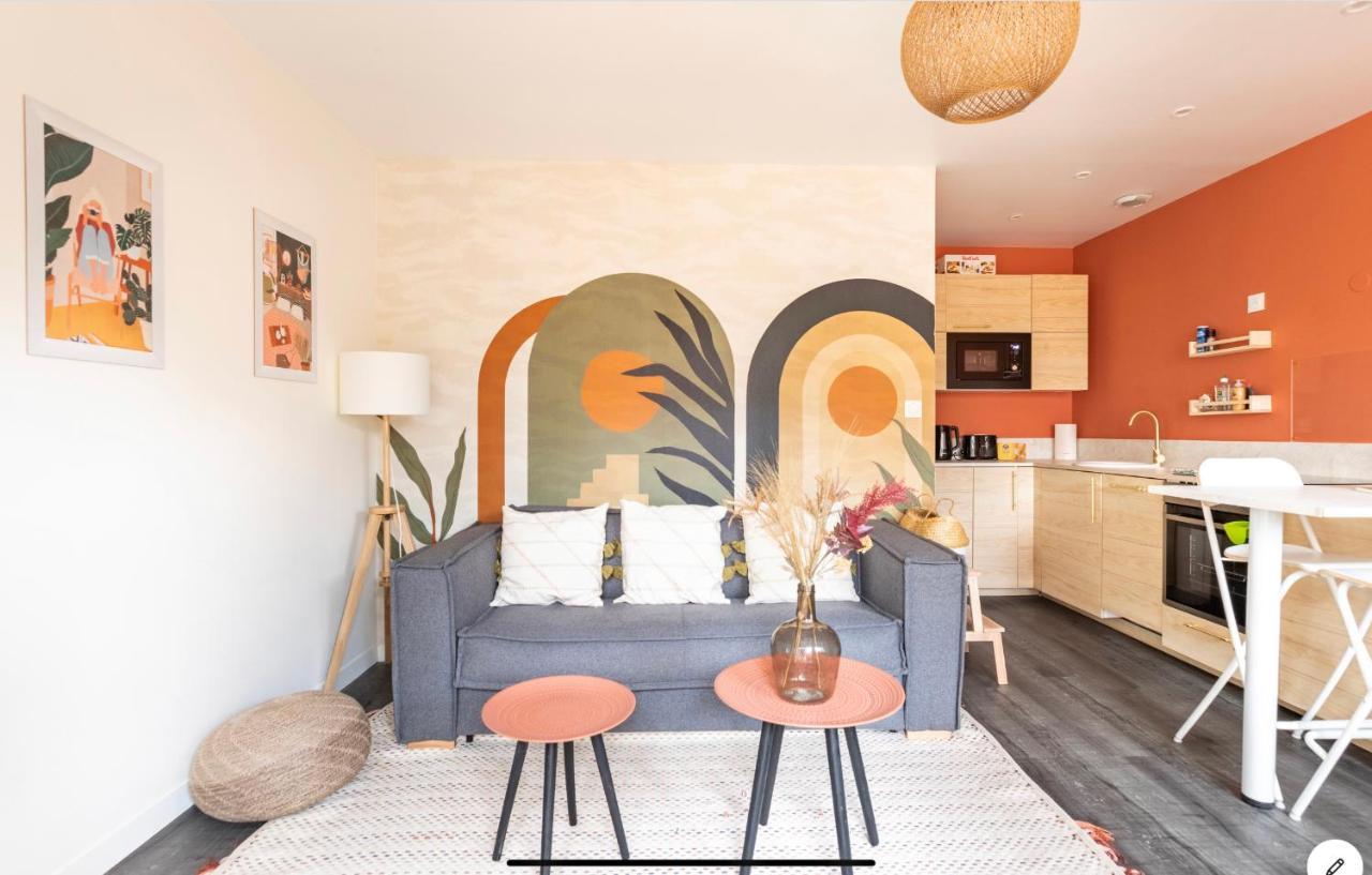 Le 102, Maison Avec Terrasse Et Parking Gare De Rouen Bagian luar foto