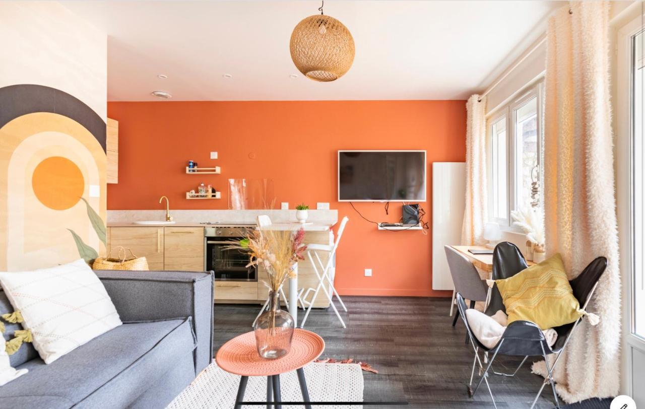 Le 102, Maison Avec Terrasse Et Parking Gare De Rouen Bagian luar foto