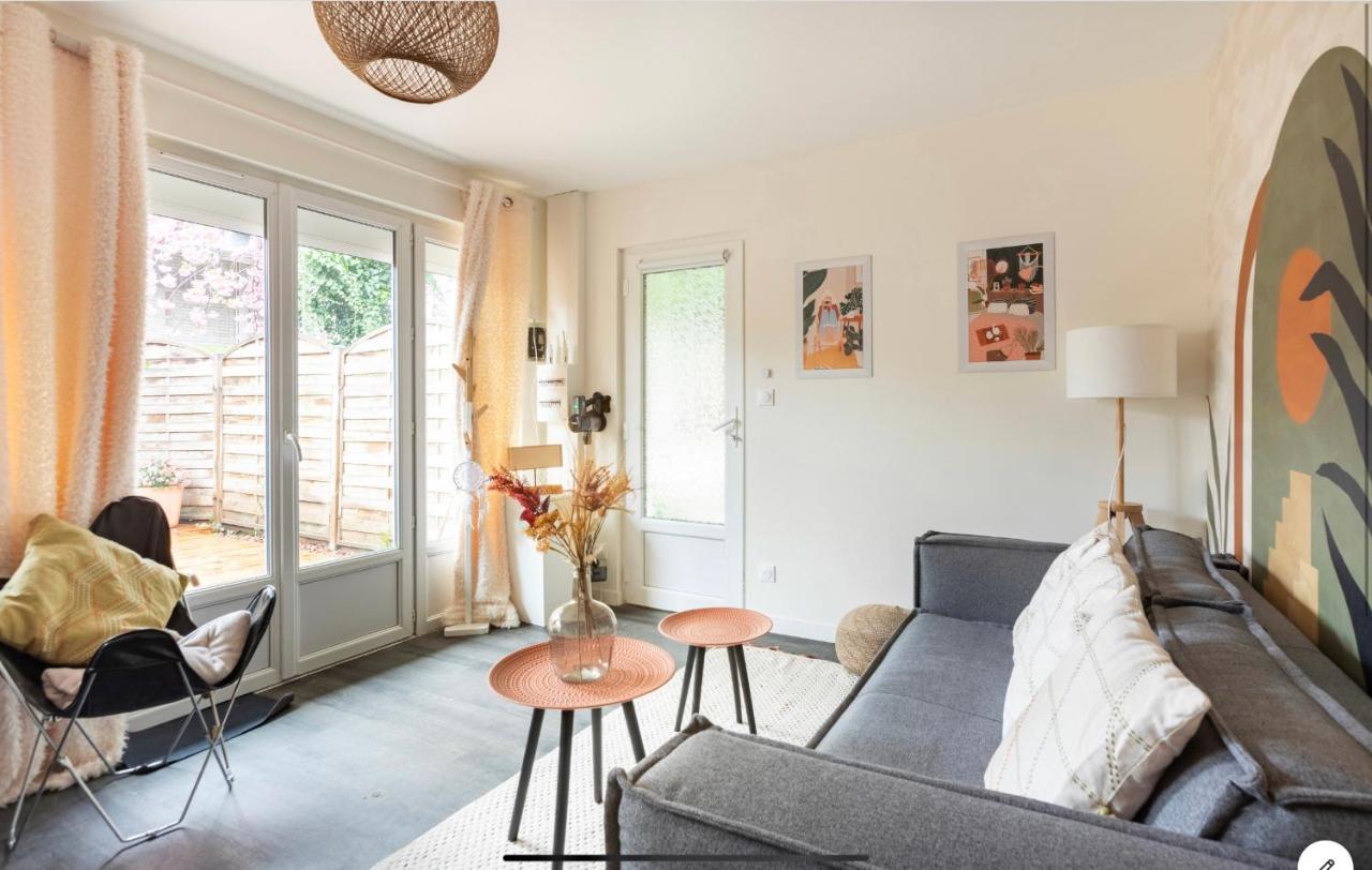 Le 102, Maison Avec Terrasse Et Parking Gare De Rouen Bagian luar foto